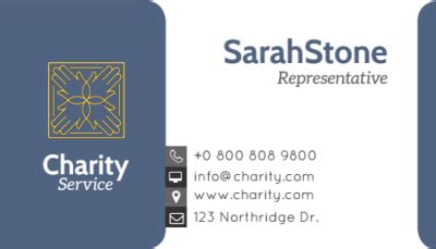 non profit business cards|Free Business Cards Templates for Non Profit Charity .